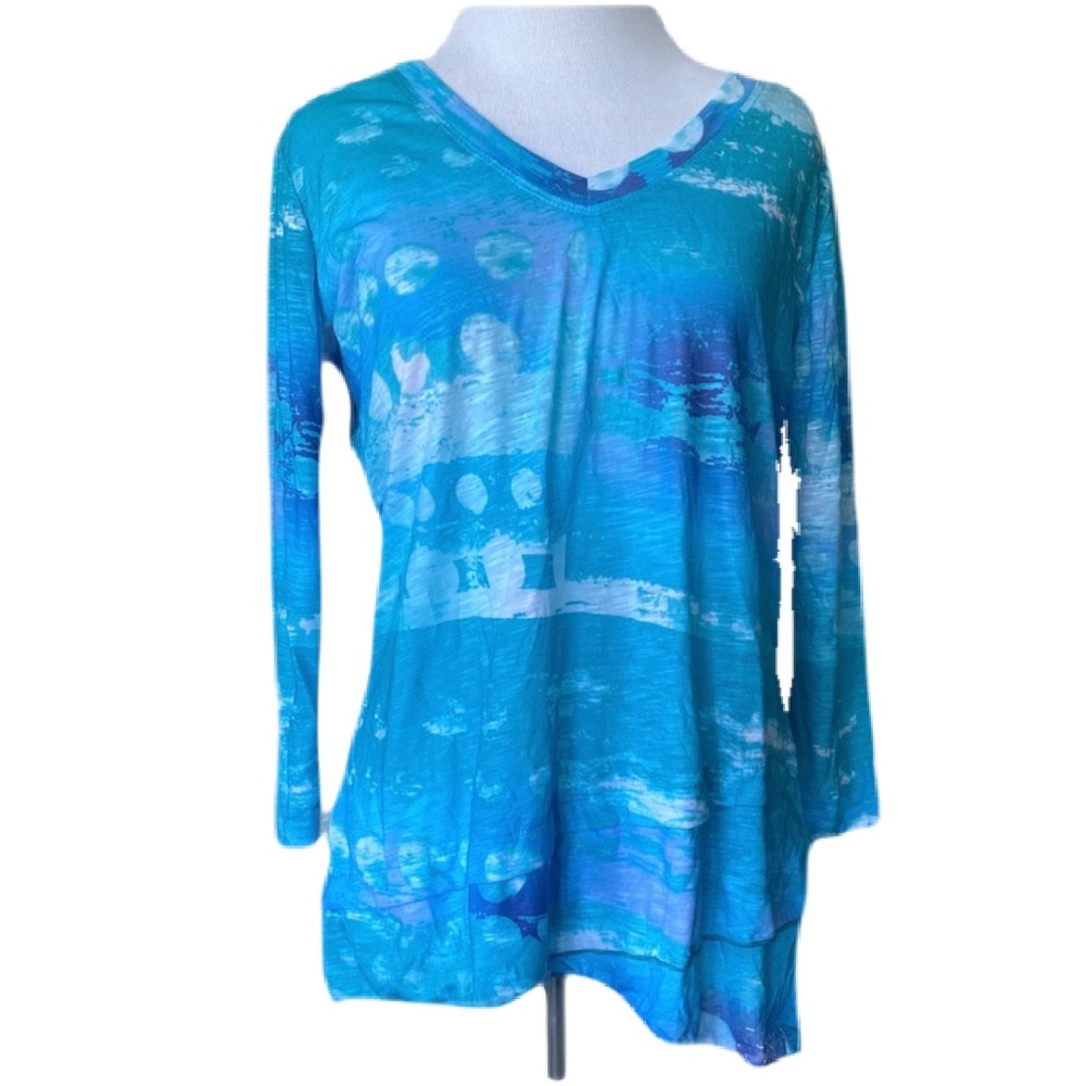TANGO MANGO Blue Waterfall Top